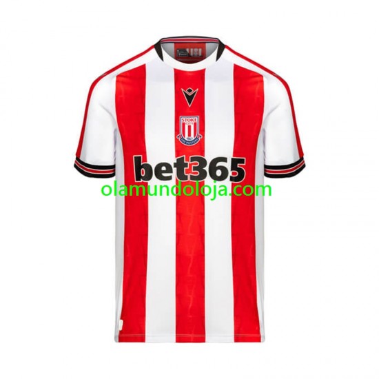 Camisola Stoke City Homem Equipamento Primeiro 2024-2025 Manga Curta